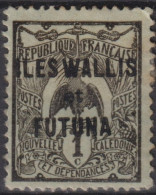 1920 Wallis Und Futuna *F Mi:WF 1, Sn:WF 1, Yt:WF 1, Freimarkenausgabe, Kagu (Rhynochetos Jubatus) - Overprinted - Ungebraucht