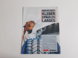 Pneus Kléber Epaules Larges - Publicité De Presse - Other & Unclassified