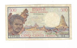 BANQUE Nationale Republique DJIBOUTI 500 Francs - Other - Africa