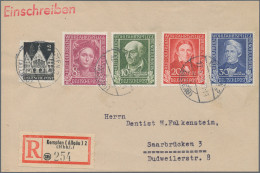 Deutschland: 1860-1954 Ca.: Kollektion Von Verschiedenen Marken Und Belegen, Von - Sammlungen