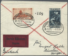 Deutschland - Nebengebiete: 1905/1944 (ca), über 150 Belege Mit Deutschen Auslan - Collections