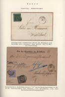 Baden - Marken Und Briefe: 1756/1882, Umfassende Sammlung Von Ca. 264 Belegen (B - Sonstige & Ohne Zuordnung