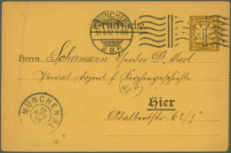 Bayern - Ganzsachen: 1873/1920, Partie Von Ca. 102 (fast Nur Gebrauchten) Ganzsa - Otros & Sin Clasificación