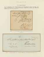 Bayern - Ortsstempel: 1750/1910 (ca.), Sammlung Von Ca. 100 Belegen (Briefe/Post - Otros & Sin Clasificación