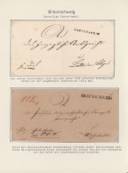 Braunschweig - Ortsstempel: 1801/1887, Sammlung Von Ca. 45 Belegen, Meist Marken - Braunschweig