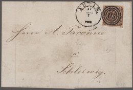 Schleswig-Holstein - Marken Und Briefe: 1855/1866 (ca), Schöne Sammlung Mit Selt - Sonstige & Ohne Zuordnung