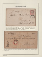 Deutsches Reich - Brustschild: 1872/1875, Meist Gestempelte Sammlung überkomplet - Collections