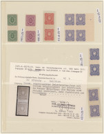Deutsches Reich - Pfennig: 1885/1889, Zwischenstegpaare, Fast Nur Postfrische Sa - Sammlungen