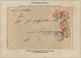 Deutsches Reich - Germania: 1905-1920 (ca), Germania-Ausgaben, Zusammenstellung - Verzamelingen