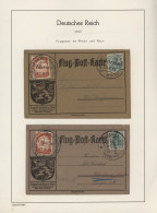 Deutsches Reich - Germania: 1912, Flugpost Rhein/Main, Saubere Kleine Sammlung V - Colecciones