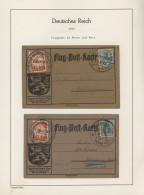 Deutsches Reich - Germania: 1912, Flugpost Rhein/Main, Saubere Kleine Sammlung V - Sammlungen