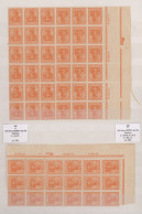 Deutsches Reich - Inflation: 1920/1921, Germania-Ausgaben, Meist Postfrische Spe - Sammlungen