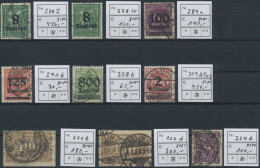 Deutsches Reich - Inflation: 1920/1923, Sauber Gestempelte Partie Von 48 Marken, - Verzamelingen