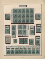 Deutsches Reich - Inflation: 1923, Aufdruckmarken Aug.-Sep., Außergewöhnliche Sp - Sammlungen