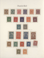 Deutsches Reich - Weimar: 1923/1932, In Den Hauptnummern Komplette, Meist Postfr - Sammlungen