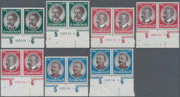 Deutsches Reich - 3. Reich: 1934, Kolonialforscher, Postfrische Partie Mit Siebe - Nuevos