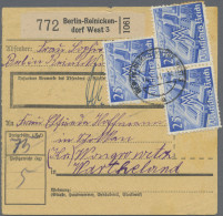 Deutsches Reich - 3. Reich: 1934/1944, Partie Von 14 Briefen Und Karten Mit Port - Covers & Documents