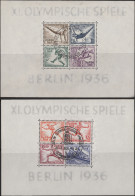 Deutsches Reich - 3. Reich: 1936 Olympische Spiele: Kleine Kollektion Von Etwa 3 - Briefe U. Dokumente