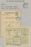 Deutsches Reich - Privatpost (Stadtpost): BERLIN/Briefexped./Packetfahrt, 1873/1 - Privatpost