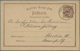 Deutsches Reich - Ganzsachen: 1875/1938, Partie Von Ca. 69 Ungebrauchten/gebrauc - Other & Unclassified