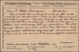 Deutsches Reich - Ganzsachen: 1878/1930 (ca.), Partie Von 66 Amtlichen Ganzsache - Autres & Non Classés