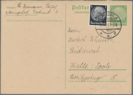 Deutsches Reich - Ganzsachen: 1886/1945, Nette Partie Von Ca. 125 Gebrauchten Ga - Sonstige & Ohne Zuordnung