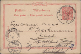 Deutsche Kolonien: 1894/1897, Kl. Lot Von Drei Belegen Aus Deutsch-Neuguinea (10 - Sonstige & Ohne Zuordnung