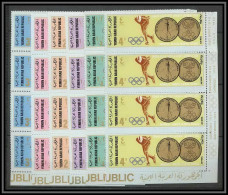 Nord Yemen YAR - 3597c N° 767/772 Cobalt Jeux Olympiques (olympic Games) Winter Grenoble Sapporo 1968 ** MNH Bloc 4 - Invierno 1968: Grenoble