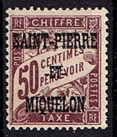 SAINT-PIERRE-ET-MIQUELON TAXE N°16 NSG - Timbres-taxe