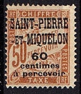 SAINT-PIERRE-ET-MIQUELON TAXE N°17 NSG - Timbres-taxe