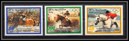 South Yemen PDR 6015b N°312/314 Jumping Cheval Horse Jeux Olympiques (olympic Games) Los Angeles 1983/1984 MNH  - Yémen