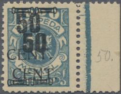 Memel: 1921/1923, Saubere Spezialpartie Mit Aufdruckbesonderheiten, Typen Usw., - Memel (Klaipeda) 1923