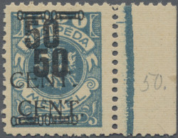 Memel: 1921/1923, Saubere Spezialpartie Mit Aufdruckbesonderheiten, Typen Usw., - Memelgebiet 1923