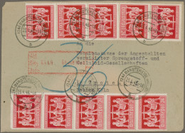 Deutschland Nach 1945: 1945/1971 (ca.), Schöne Und Attraktive Belegesammlung Von - Verzamelingen