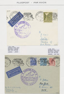 Deutschland Nach 1945: 1948/1960, Vielseitige Sammlung Von Ca. 220 Flugpost-Bele - Colecciones