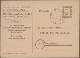 Alliierte Besetzung - Behelfsausgaben: Französische Zone: 1945/1946, Behelfsausg - Autres & Non Classés