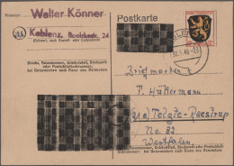 Alliierte Besetzung - Behelfsausgaben: Französische Zone: 1946/1947, Drei Schach - Other & Unclassified