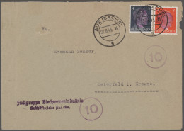 Sowjetische Zone: 1945/1949, Bestand Mit Ca. 220 Briefen Und Karten, Dabei Zwei - Other & Unclassified