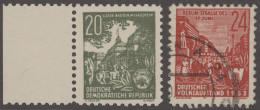 DDR - Propagandafälschungen: 1954/1960, 24 Pf "DEUTSCHER VOLKSAUFSTAND 1953", Fä - Otros & Sin Clasificación
