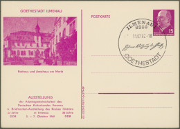 DDR - Ganzsachen: 1945/1990, SBZ Und DDR, Vielseitige Partie Von Ca. 200 Gebrauc - Other & Unclassified