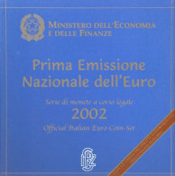 Divisionale Italia 2002 - 8 Monete - Italie