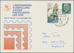 DDR - Privatganzsachen: 1961/1973, Privatganzsachenkarte 10 Pfg. Ulbricht (PP9), - Sonstige & Ohne Zuordnung