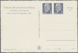 DDR - Privatganzsachen: 1963/1973, Privatganzsachenkarte 5+5 Pfg. Ulbricht (PP12 - Other & Unclassified