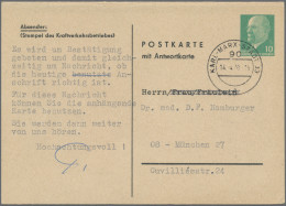 DDR - Privatganzsachen: 1968/1972, Privatganzsachen-Doppelkarte 10+10 Pfg. Ulbri - Sonstige & Ohne Zuordnung