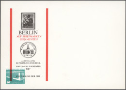 DDR - Privatganzsachen: 1982/1989, Privatganzsachenkarte 10 Pfg. Kleine Bauwerke - Other & Unclassified