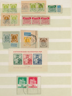 Bundesrepublik Und Berlin: 1948/1983, Postfrischer Und Gestempelter Posten In Zw - Sammlungen