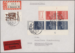 Bundesrepublik Und Berlin: 1972/1974, Marken Der Freimarkenserien Brandenburger - Collections