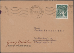 Berlin: 1949, Währungsgeschädigte, Partie Mit Vier Briefen, Dabei Jeder Wert Als - Briefe U. Dokumente