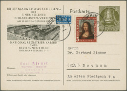 Berlin: 1949/1966, Saubere Partie Von 38 Briefen Und Karten Mit Dekorativen Fran - Briefe U. Dokumente