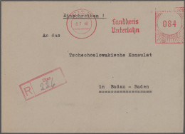 Französische Zone: 1947/1948, Korrespondenz An Das Tschechoslowakische Konsulat - Sonstige & Ohne Zuordnung